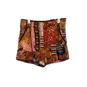 Free People Multicolor Patterned Women Shorts
